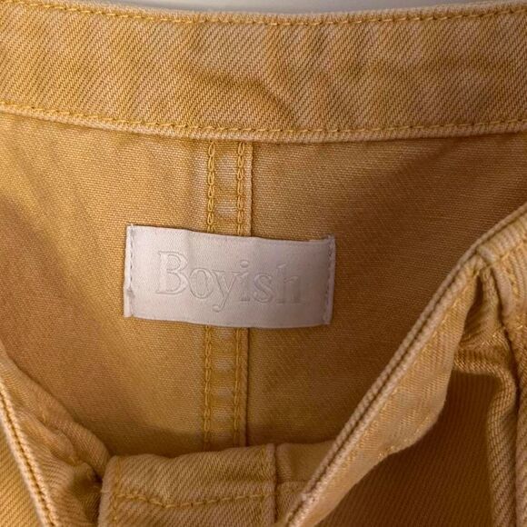 Boyish “The Kennedy” Denim Mini Dress in Honey Pot – Retro Western It-Girl XS - Picture 7 of 8